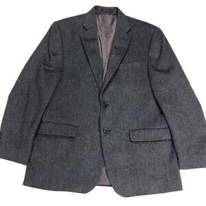 Nieman Marcus 100% Soft Cashmere Gray Heathered Sport Coat Size 42R